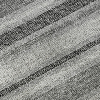 Piper Looms Mayfield Stripes AMF531 Gray Machine Washable Area Rug Swatch Image
