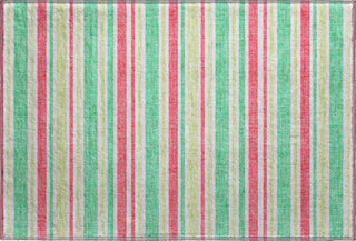 Piper Looms Mayfield Stripes AMF531 Green Machine Washable Area Rug Scatter Main Image