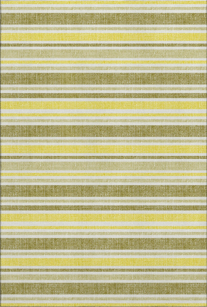 Piper Looms Mayfield Stripes AMF531 Khaki Machine Washable Area Rug main image