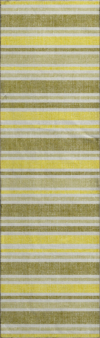 Piper Looms Mayfield Stripes AMF531 Khaki Machine Washable Area Rug Runner Main Image