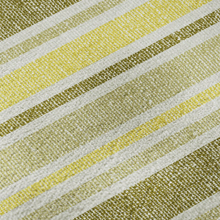 Piper Looms Mayfield Stripes AMF531 Khaki Machine Washable Area Rug Swatch Image