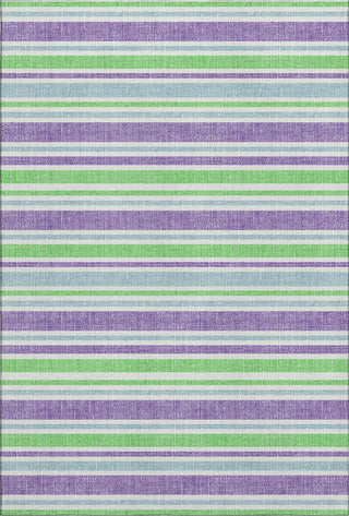 Piper Looms Mayfield Stripes AMF531 Lime Machine Washable Area Rug main image
