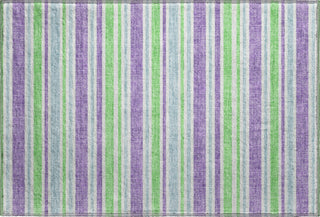 Piper Looms Mayfield Stripes AMF531 Lime Machine Washable Area Rug Scatter Main Image