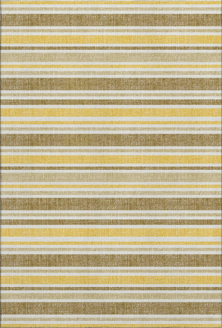 Piper Looms Mayfield Stripes AMF531 Mocha Machine Washable Area Rug main image