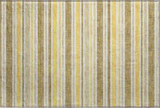 Piper Looms Mayfield Stripes AMF531 Mocha Machine Washable Area Rug Scatter Main Image