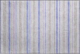 Piper Looms Mayfield Stripes AMF531 Navy Machine Washable Area Rug Scatter Main Image
