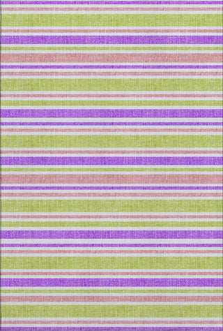 Piper Looms Mayfield Stripes AMF531 Purple Machine Washable Area Rug main image