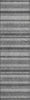 Piper Looms Mayfield Stripes AMF531 Silver Machine Washable Area Rug Runner Main Image