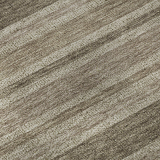 Piper Looms Mayfield Stripes AMF531 Taupe Machine Washable Area Rug Swatch Image