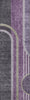 Piper Looms Mayfield Art Deco AMF532 Purple Machine Washable Area Rug Runner Main Image