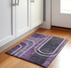 Piper Looms Mayfield Art Deco AMF532 Purple Machine Washable Area Rug Scatter Lifestyle Image Feature