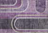 Piper Looms Mayfield Art Deco AMF532 Purple Machine Washable Area Rug Scatter Main Image