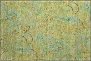 Piper Looms Mayfield Paisley AMF533 Aloe Machine Washable Area Rug Scatter Main Image