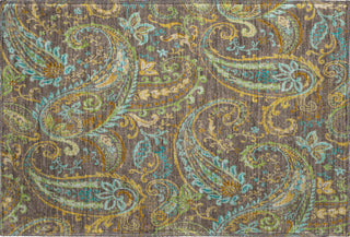 Piper Looms Mayfield Paisley AMF533 Chocolate Machine Washable Area Rug Scatter Main Image