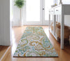 Piper Looms Mayfield Paisley AMF533 Ivory Machine Washable Area Rug Runner Lifestyle Image Feature