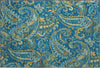 Piper Looms Mayfield Paisley AMF533 Navy Machine Washable Area Rug Scatter Main Image