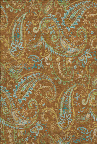 Piper Looms Mayfield Paisley AMF533 Paprika Machine Washable Area Rug main image