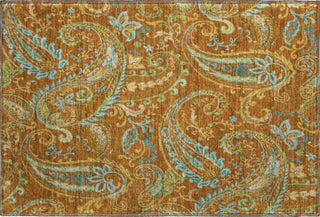 Piper Looms Mayfield Paisley AMF533 Paprika Machine Washable Area Rug Scatter Main Image