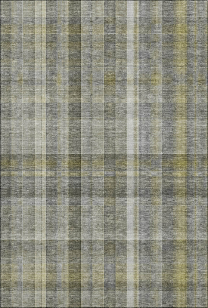Piper Looms Mayfield Plaid AMF534 Gray Machine Washable Area Rug main image