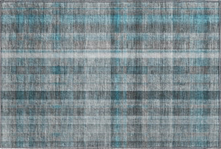 Piper Looms Mayfield Plaid AMF534 Teal Machine Washable Area Rug Scatter Main Image