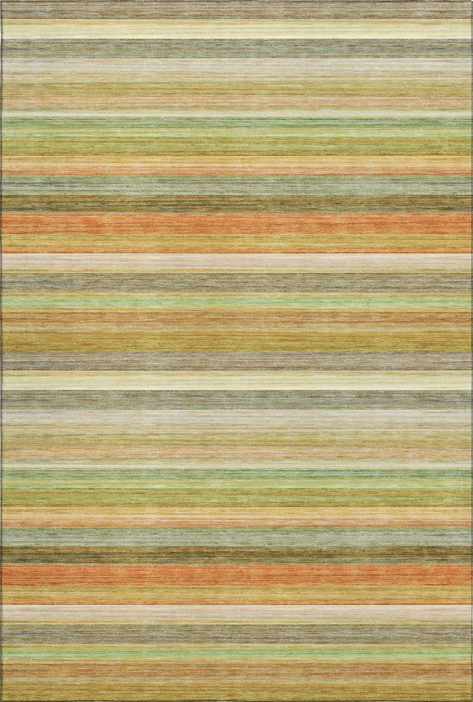 Piper Looms Mayfield Stripes AMF535 Aloe Machine Washable Area Rug main image