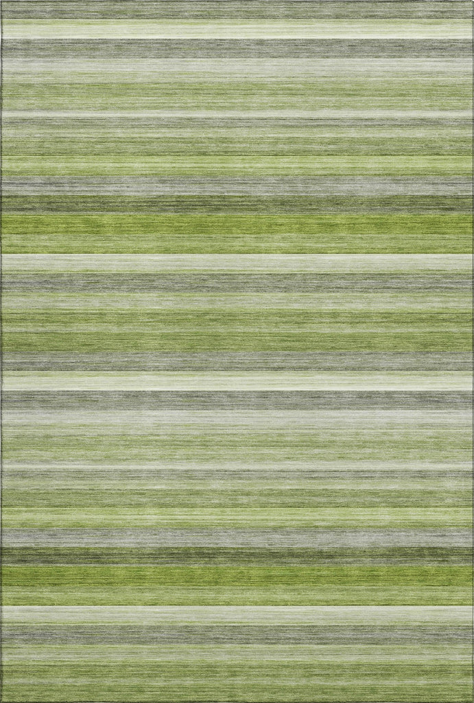 Piper Looms Mayfield Stripes AMF535 Fern Machine Washable Area Rug main image