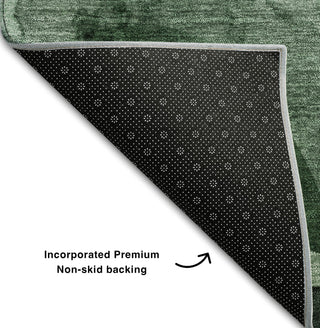 Piper Looms Mayfield Abstract AMF536 Fern Machine Washable Area Rug Backing Image