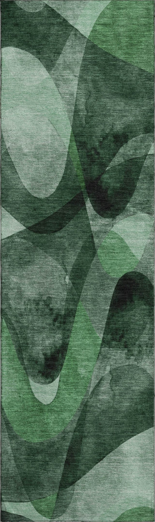 Piper Looms Mayfield Abstract AMF536 Fern Machine Washable Area Rug Runner Main Image