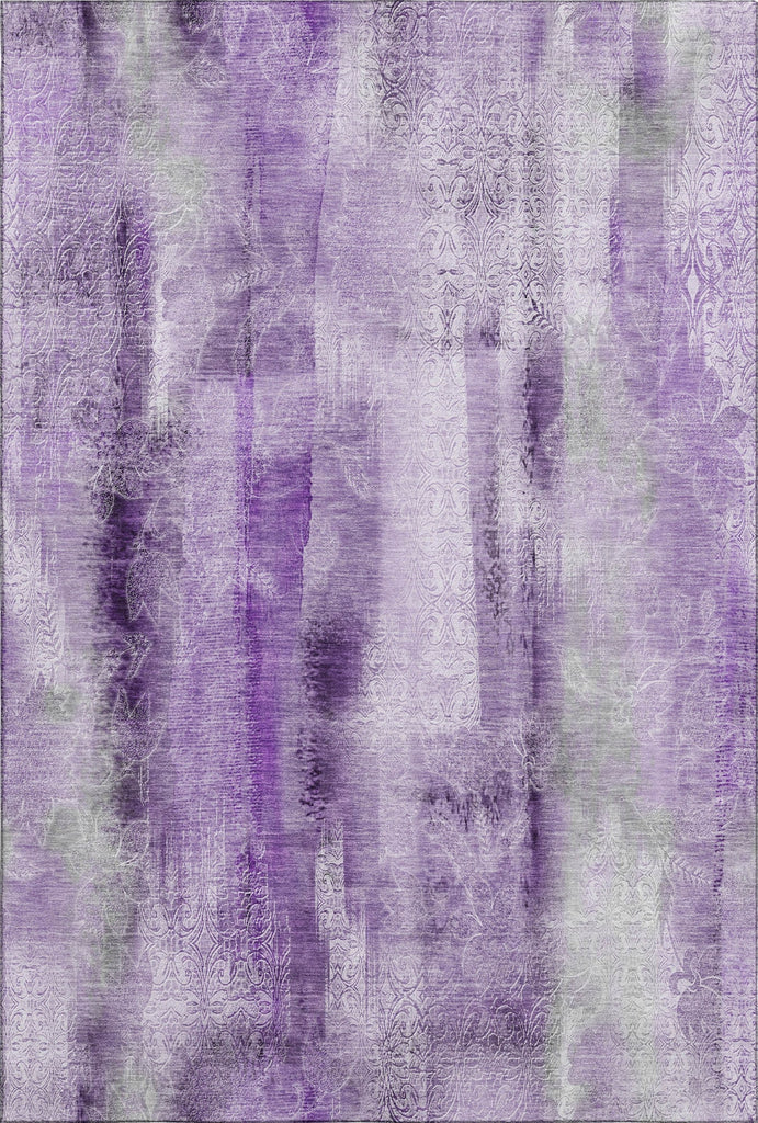 Piper Looms Mayfield Casual AMF537 Purple Machine Washable Area Rug main image