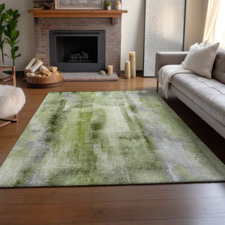 Piper Looms Mayfield Casual AMF537 Sage Machine Washable Area Rug Lifestyle Image Feature