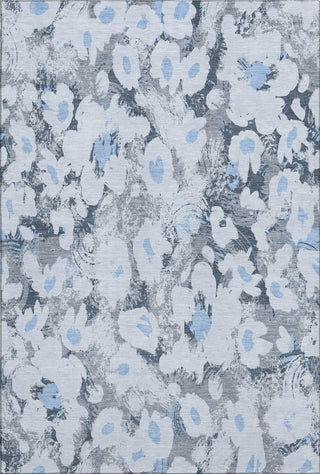 Piper Looms Mayfield Floral AMF538 Denim Machine Washable Area Rug main image