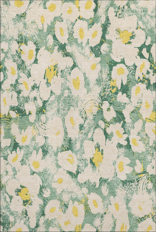 Piper Looms Mayfield Floral AMF538 Green Machine Washable Area Rug main image