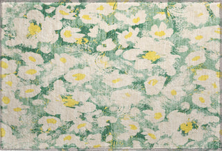 Piper Looms Mayfield Floral AMF538 Green Machine Washable Area Rug Scatter Main Image
