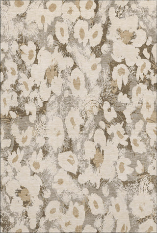 Piper Looms Mayfield Floral AMF538 Khaki Machine Washable Area Rug main image