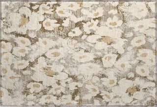Piper Looms Mayfield Floral AMF538 Khaki Machine Washable Area Rug Scatter Main Image