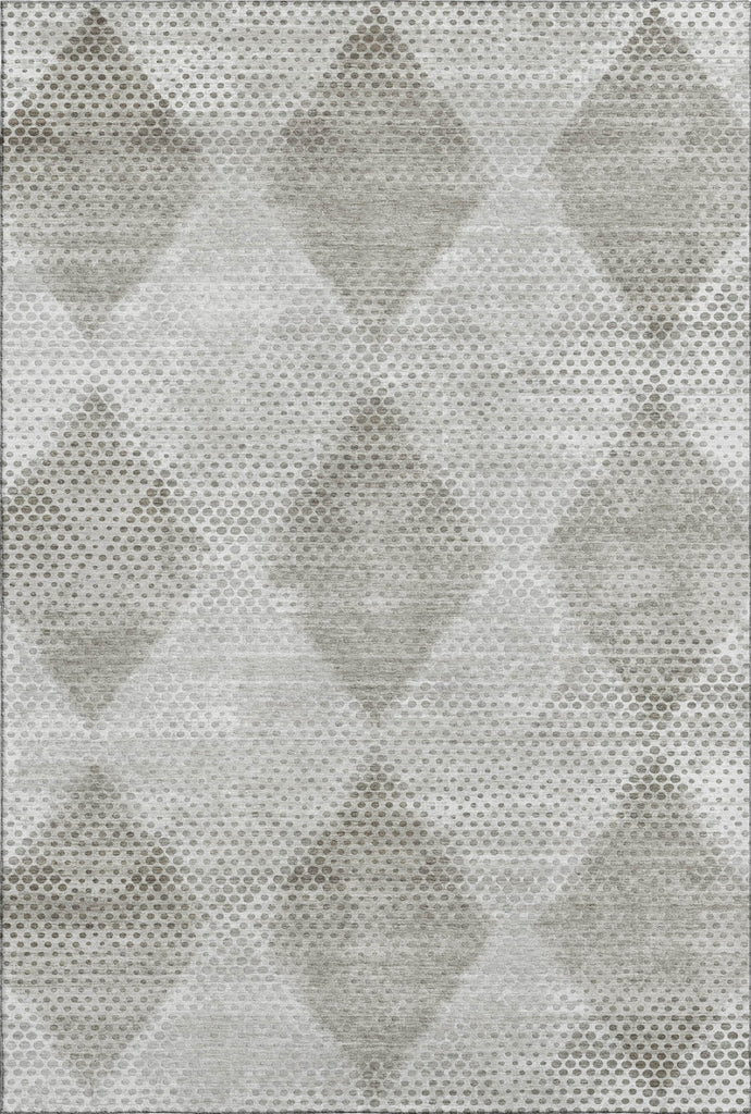 Piper Looms Mayfield Geometric AMF539 Gray Machine Washable Area Rug main image