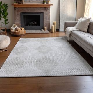 Piper Looms Mayfield Geometric AMF539 Ivory Machine Washable Area Rug Lifestyle Image Feature