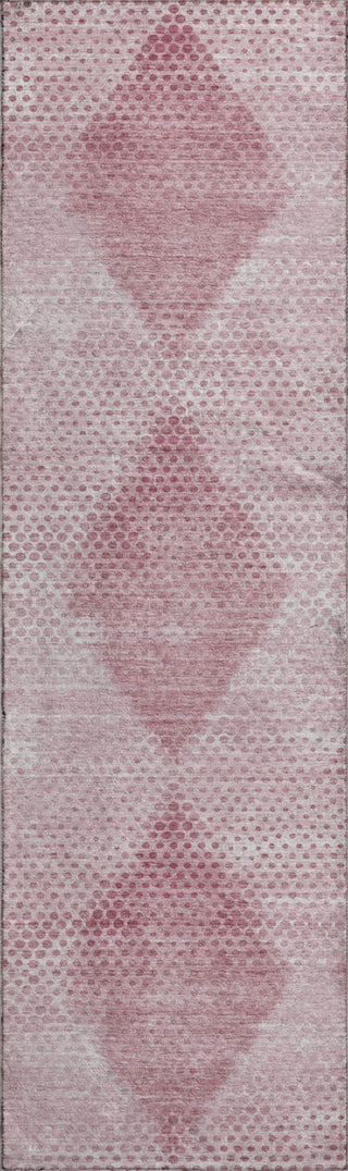 Piper Looms Mayfield Geometric AMF539 Merlot Machine Washable Area Rug Runner Main Image