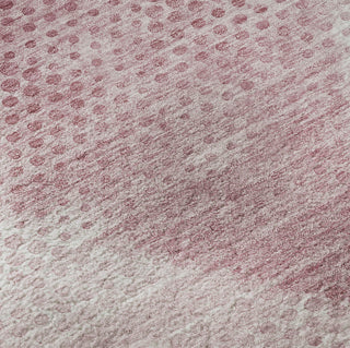 Piper Looms Mayfield Geometric AMF539 Merlot Machine Washable Area Rug Swatch Image