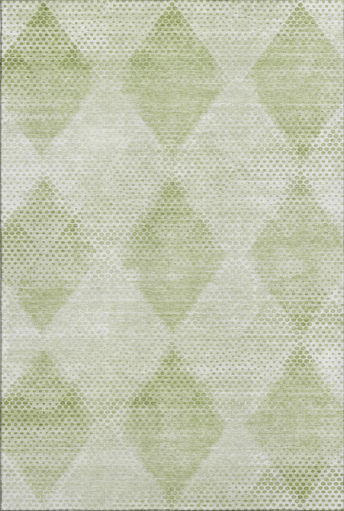 Piper Looms Mayfield Geometric AMF539 Mint Machine Washable Area Rug main image