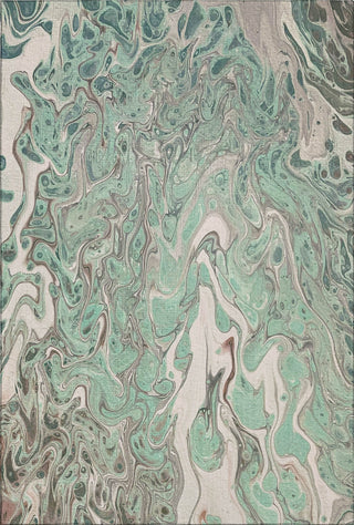 Piper Looms Mayfield Abstract AMF54 Mint Machine Washable Area Rug main image