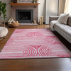 Piper Looms Mayfield Art Deco AMF540 Blush Machine Washable Area Rug Lifestyle Image Feature