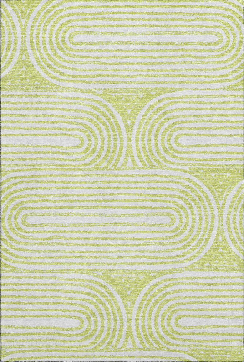 Piper Looms Mayfield Art Deco AMF540 Green Machine Washable Area Rug ...