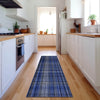 Piper Looms Mayfield Plaid AMF541 Navy Machine Washable Area Rug Runner Lifestyle Image Feature