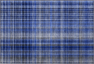 Piper Looms Mayfield Plaid AMF541 Navy Machine Washable Area Rug Scatter Main Image