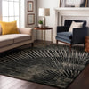 Piper Looms Mayfield Organic AMF542 Black Machine Washable Area Rug Lifestyle Image Feature