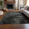 Piper Looms Mayfield Organic AMF542 Black Machine Washable Area Rug Lifestyle Image Feature