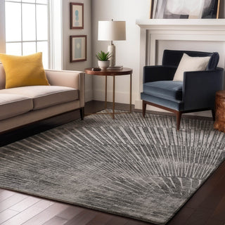 Piper Looms Mayfield Organic AMF542 Gray Machine Washable Area Rug Lifestyle Image Feature