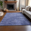 Piper Looms Mayfield Organic AMF542 Navy Machine Washable Area Rug Lifestyle Image Feature