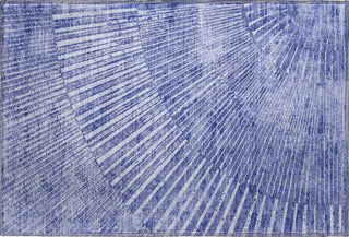 Piper Looms Mayfield Organic AMF542 Navy Machine Washable Area Rug Scatter Main Image